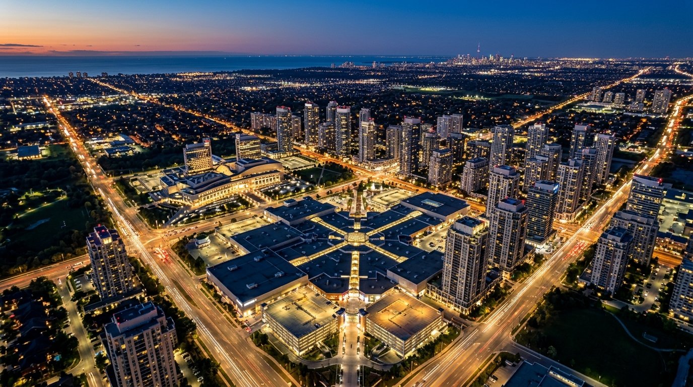 digital marketing agency Mississauga 2026 — Mississauga SMB owner reviewing Google Ads and Meta campaign dashboard