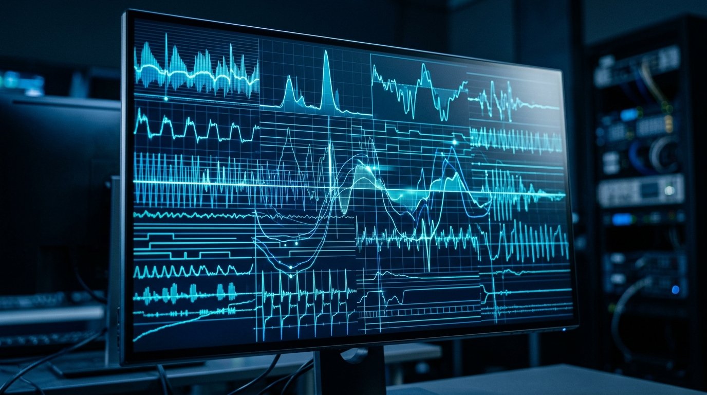 Core Web Vitals 2026 — developer reviewing INP LCP CLS performance report on laptop