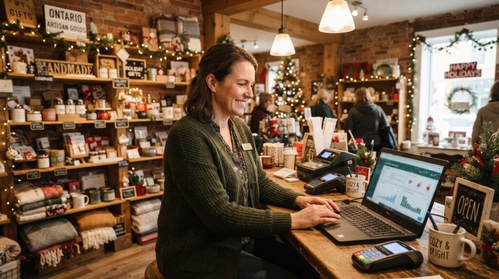 Black Friday Google Ads 2026 Ontario retailer reviewing campaign performance before the holiday peak